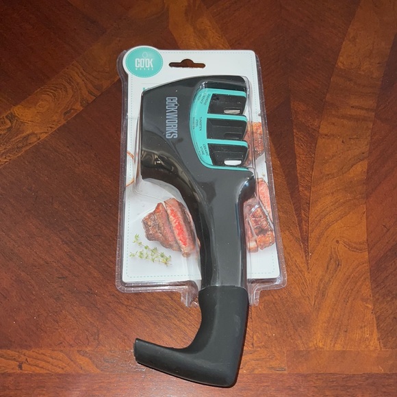 cook works Other - New knife sharpener 3 step knife sharpener by cook works new